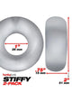 Hunkyjunk Stiffy Bulge Silicone Cock Rings 2 Pack