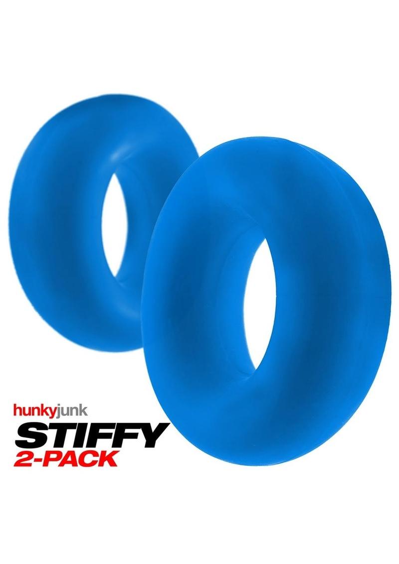 Hunkyjunk Stiffy Bulge Silicone Cock Rings 2 Pack