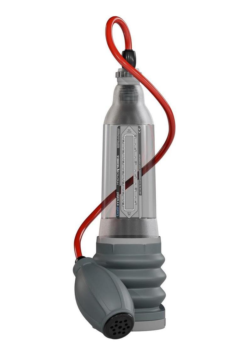 Clear Bathmate HydroXtreme6 Penis Pump with handball and hose