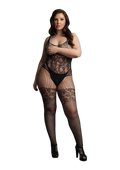 Le Desir Lace and Fishnet Bodystocking