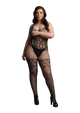 Le Desir Lace and Fishnet Bodystocking