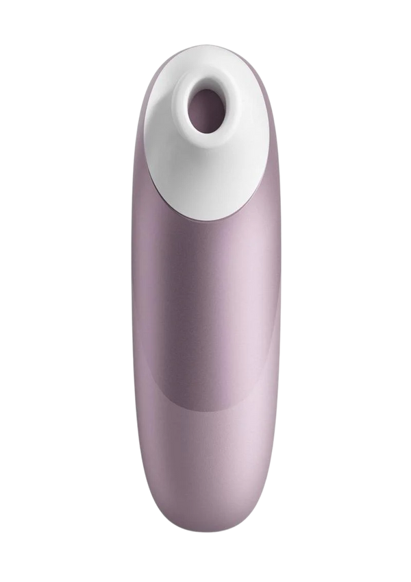 Womanizer Pro Silicone Clitoral Suction Vibrator – lavender, front view showing suction tip