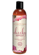 Intimate Earth Natural Flavors Glide Lubricant Cheeky Apples – 4oz bottle, product shot