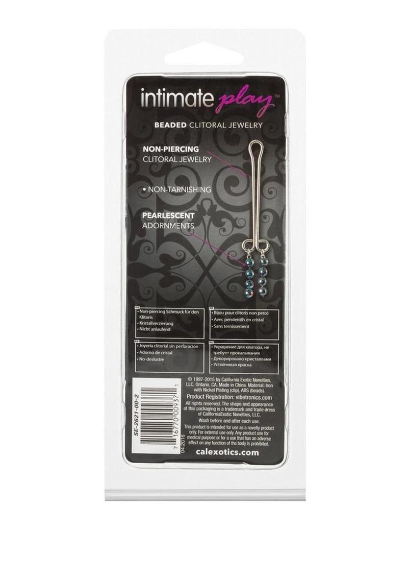 CalExotics Intimate Play Non-Piercing Clitoral Jewelry