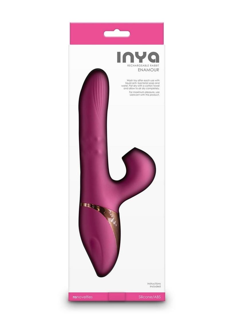 Inya Enamour Silicone Rabbit Vibrator with Air Pulse