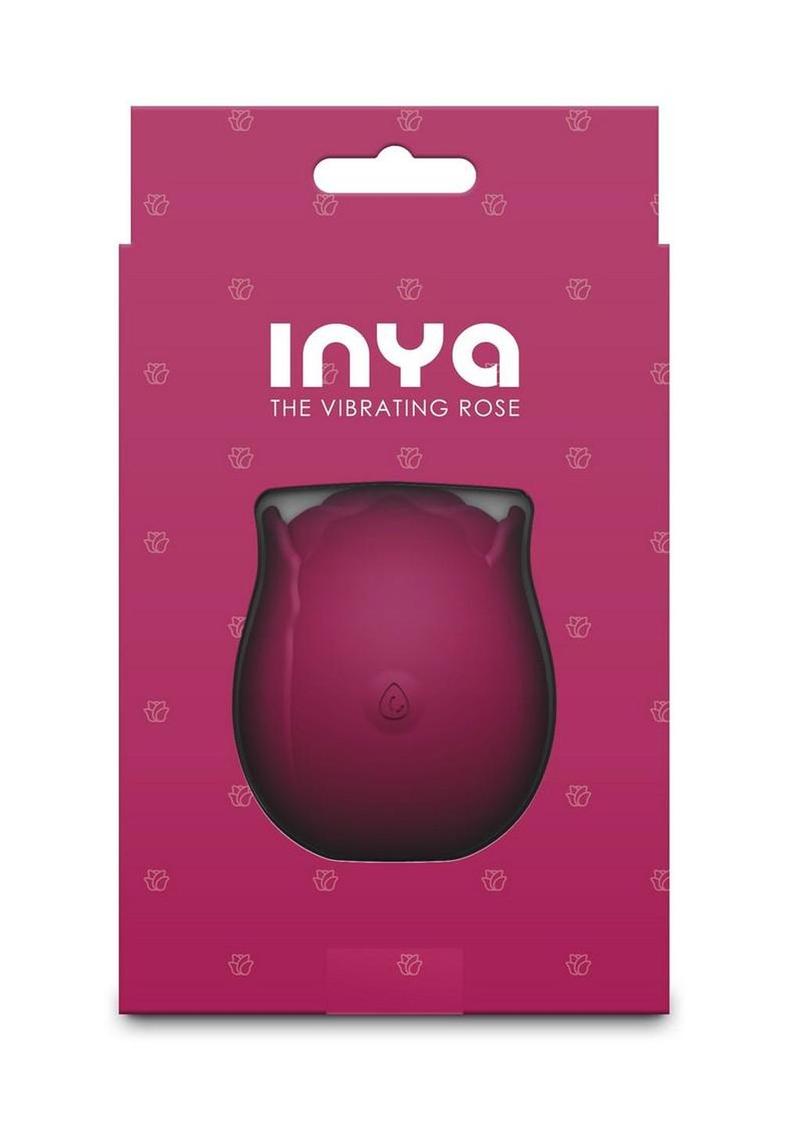 Inya The Vibrating Rose Silicone Clitoral Suction Vibrator