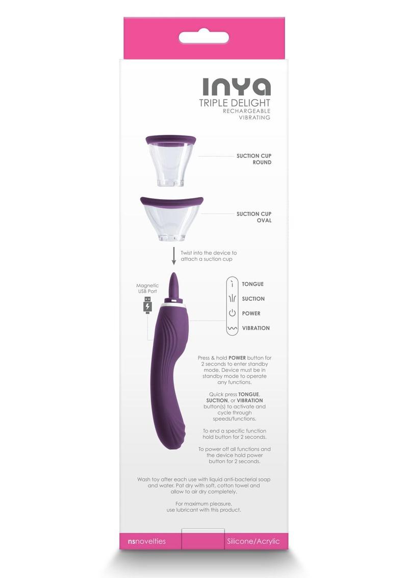 Inya Triple Delight Silicone Vibrator