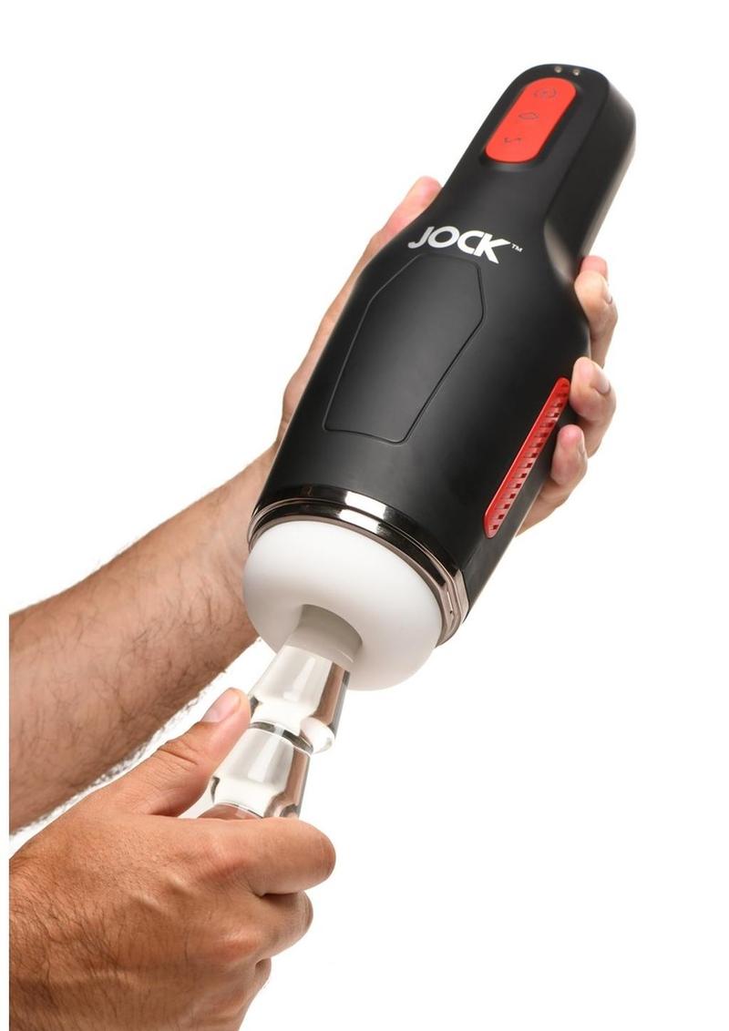 Jock 15x Sucking and Vibrating Masturbator
