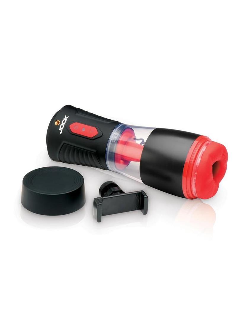 Jock Blow Job, Sucking, Licking, and Vibrating Masturbator