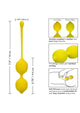 CalExotics Lemon Silicone Kegel Training Set