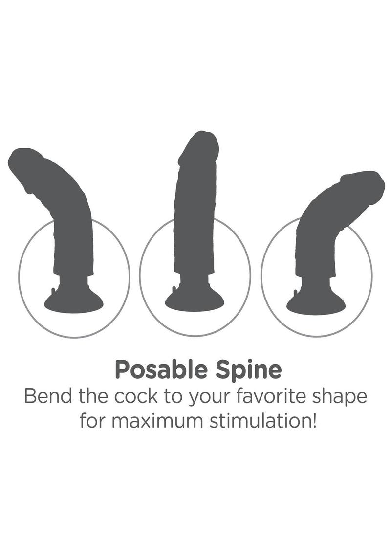 King Cock Vibrating Posable Dildo