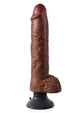 King Cock Vibrating Posable Dildo with Balls