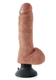 King Cock Vibrating Posable Dildo with Balls