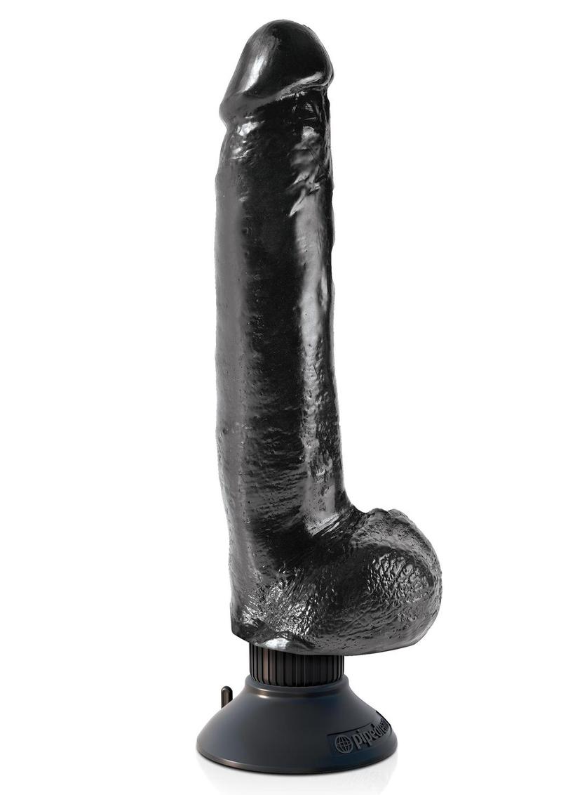 King Cock Vibrating Posable Dildo with Balls