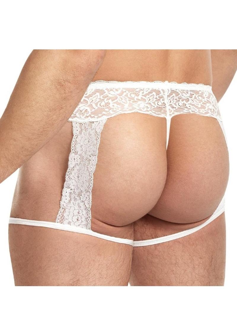 Lace King Men's Garter Panty