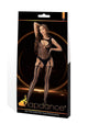 Lapdance Lingerie Keyhole Suspender Hose Bodystocking - Os - Black
