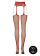 Le Desir Fishnet and Lace Garterbelt Stockings