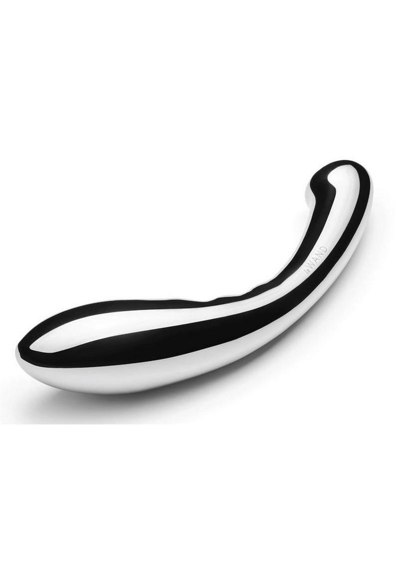 Le Wand Arch Dual End Dildo – Steel, front view