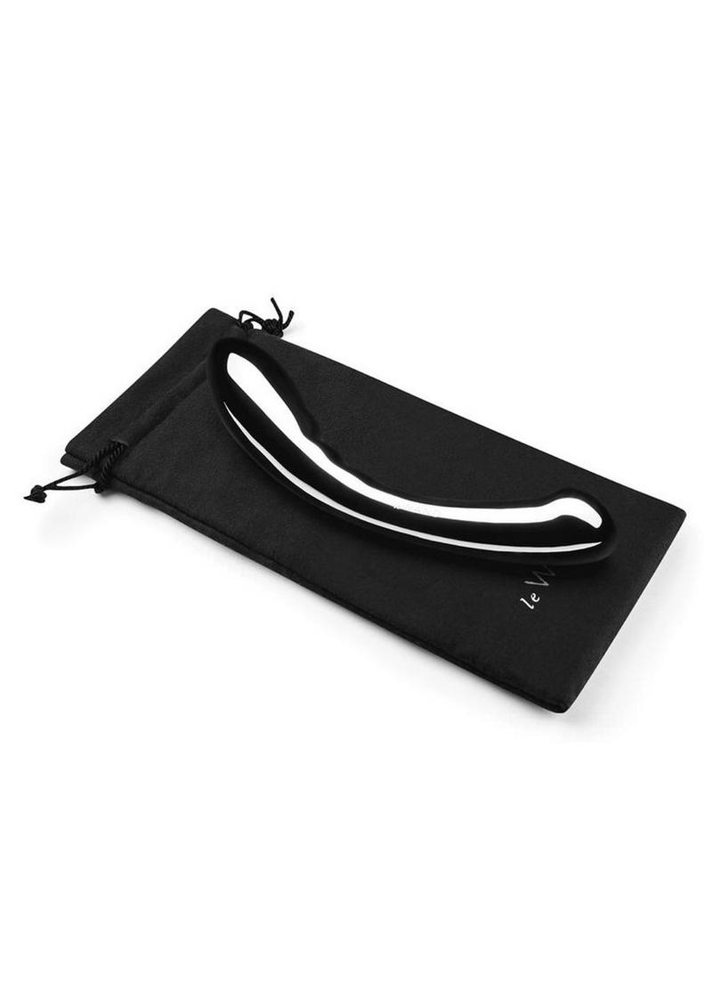 Le Wand Arch Dual End Dildo – Steel, alternate angle