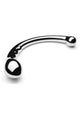 Le Wand Hoop Dual End Dildo – Steel, front view