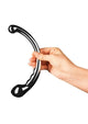 Le Wand Hoop Dual End Dildo – Steel, close-up detail