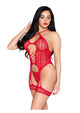 Leg Avenue Forever Yours Halter Cami and Panty 2pc Set