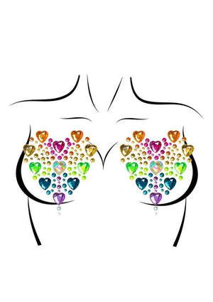 Leg Avenue Prism Nipple Jewels and Body Glitter Set