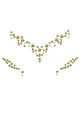 Leg Avenue Star Sign Face Jewels Sticker - Gold