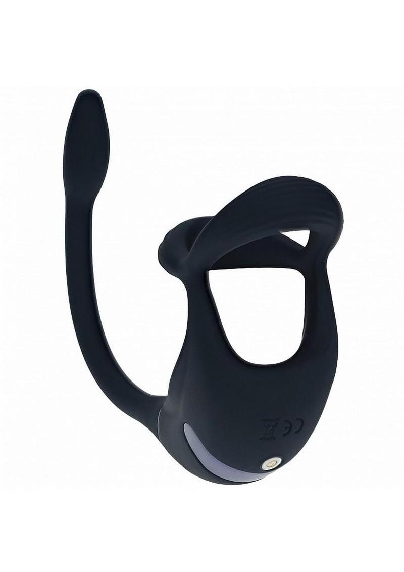 Levelz Vibrating Silicone Tri-O Cock Ring Prostate Stimulator