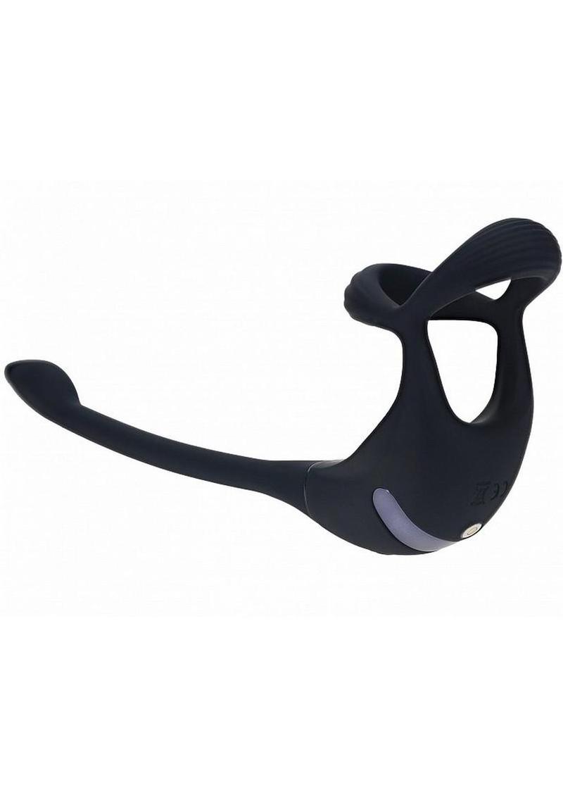 Levelz Vibrating Silicone Tri-O Cock Ring Prostate Stimulator