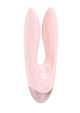 Loveline Amour Dual Motor Silicone Vibrator – Powder Pink, front view