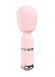 Loveline Velour 10 Function Rechargeable Silicone Mini-Wand - Pink