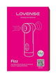 Lovense Fizz Dual-Head Rechargeable Silicone Clitoral Vibrator with Oral-Like Suction and Tapping - Pink/White