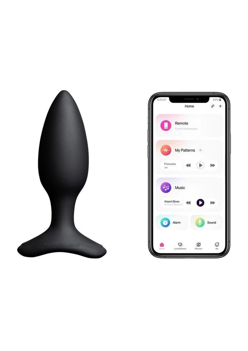 Lovense Hush 2 Vibrating Silicone Anal Plug