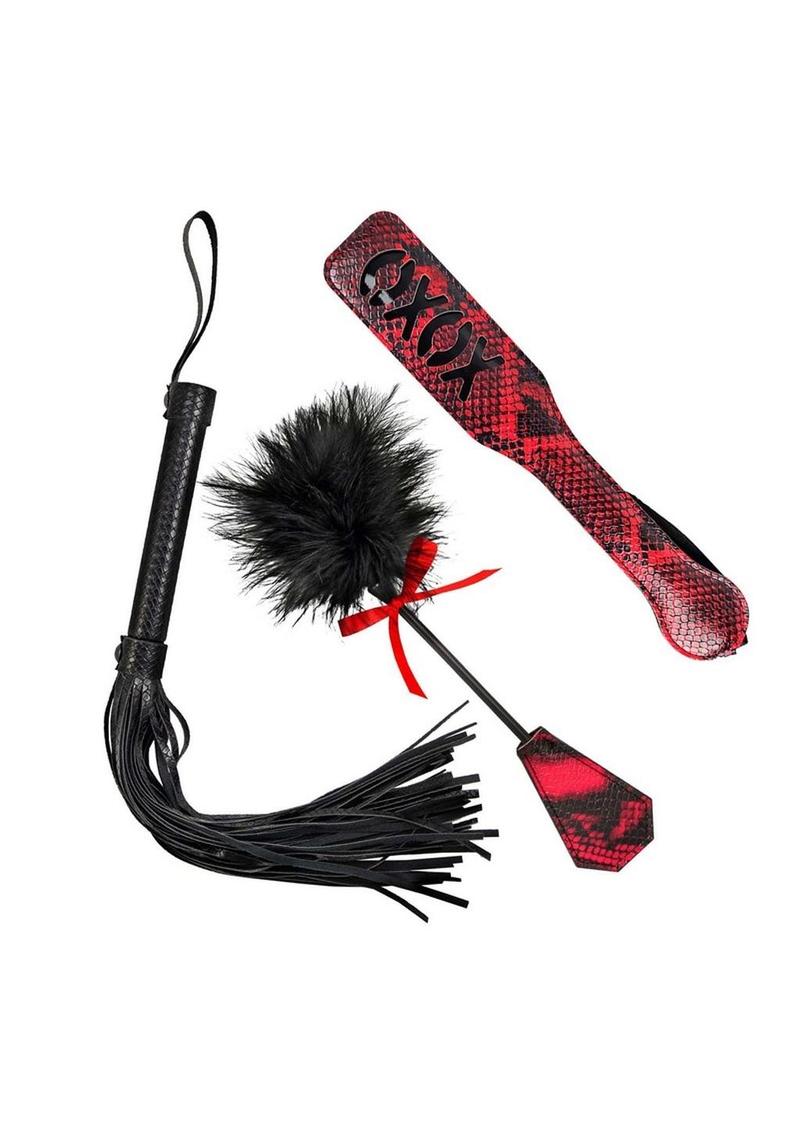 Lovers Kits Whip, Tickle and Paddle Sensation Set