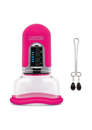 Lux Fetish 4 Function Auto Pussy Pump with Clit Stimulator