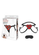 Lux Fetish Red Heart Strap-On Harness Adjustable Fit