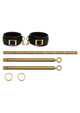Lux Fetish Solid Gold Expandable Spreader Bar Set