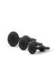 Luxe Beginner Silicone Butt Plug 3-Piece Kit