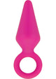 Luxe Candy Rimmer Silicone Butt Plug - Pink - Medium