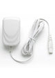 Magic Wand Plus HV-265 Power Adapter, white wall plug with coiled cord and connector