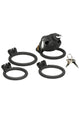 Master Series Bull Chastity Cage with 4 Rings