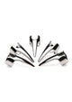 Master Series Clawed Sensation Stainless Steel Play Rings - Metal - 5 Piece
