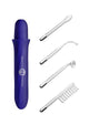 Master Series Elektrawand Rechargeable E-Stim Wand with Attachments - Purple