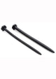 Black Master Series Hardware Nail and Screw Silicone Sounds, both rods angled view