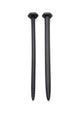 Black nail and screw silicone sounds, upright full length view