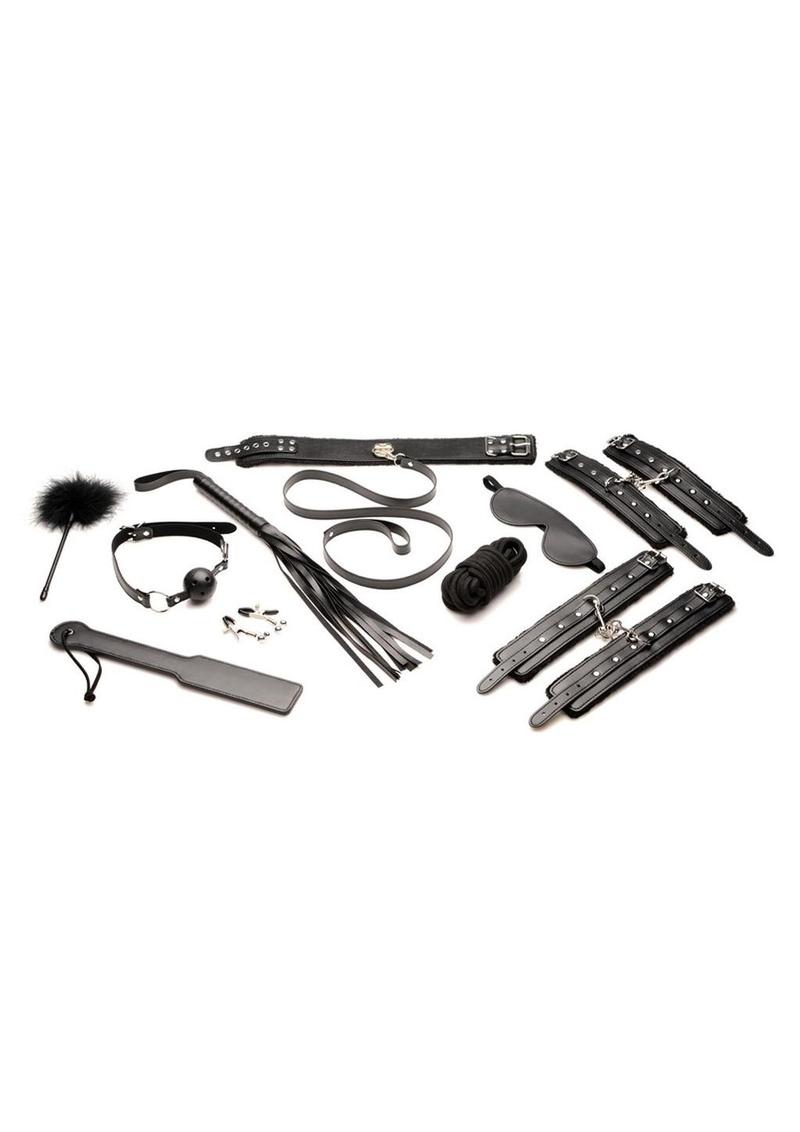 Master Series Hook Up Plush Bondage 10pc Set