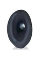 Black Ice gaper plug, open center view