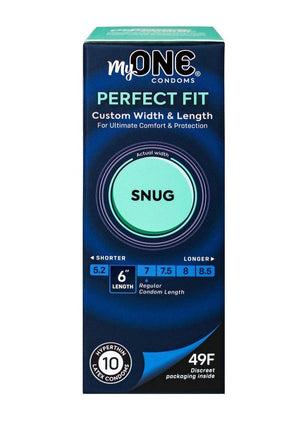 ONE MyONE Snug Fit 49F Condoms 10 Count