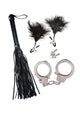 Nasstoys Bondage Kit Whip Feather and Cuffs Set